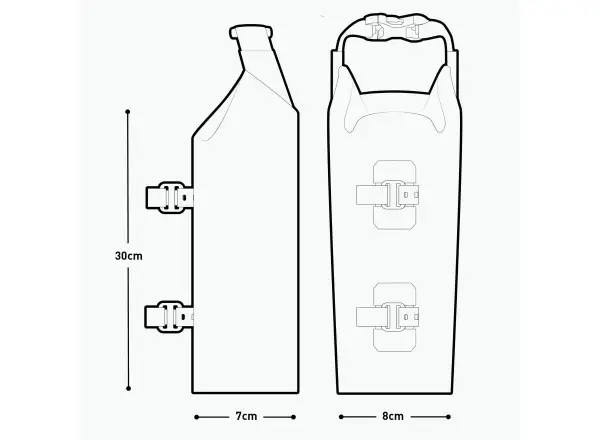 Evoc Downtube Pack WP 1,2 brašna Black
