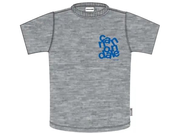 Cannondale Lifestyle pánské triko krátký rukáv Heather Grey/Sonic Blue
