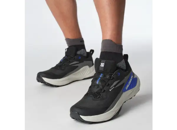 Salomon Genesis GTX pánská běžecká obuv Black/Lunar Rock