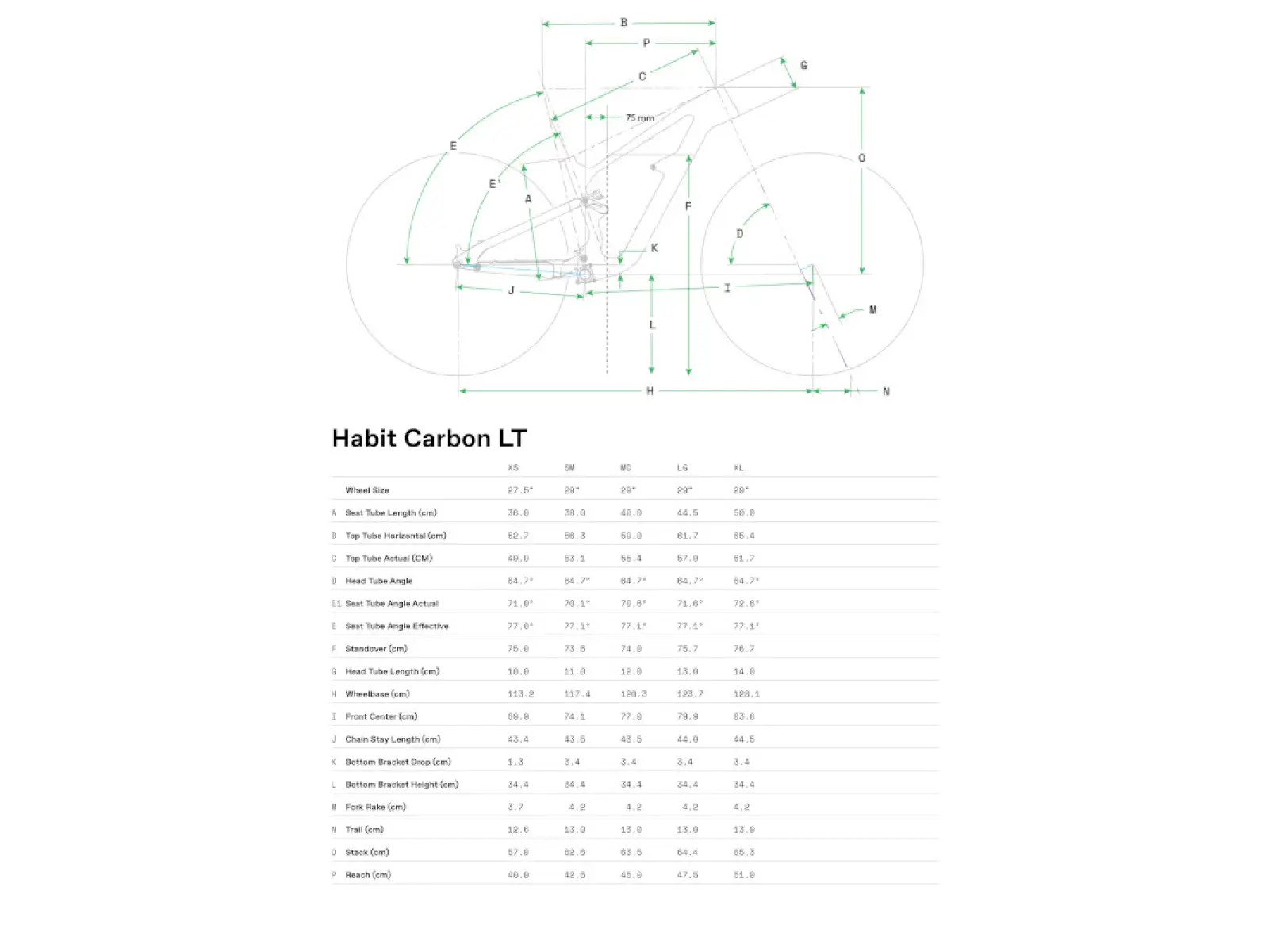 Cannondale Habit Carbon LT 1 horské kolo Chalk