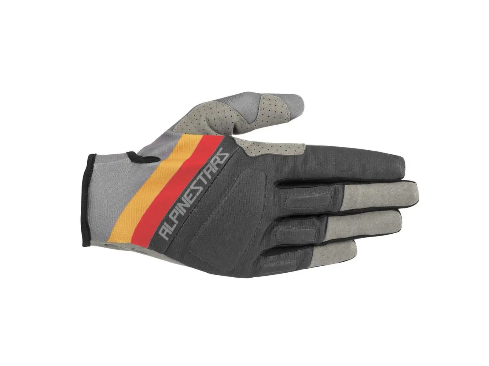 Alpinestars Aspen PRO pánské rukavice mid gray/ochre/red