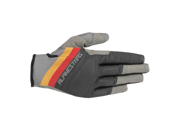 Alpinestars Aspen PRO pánské rukavice mid gray/ochre/red
