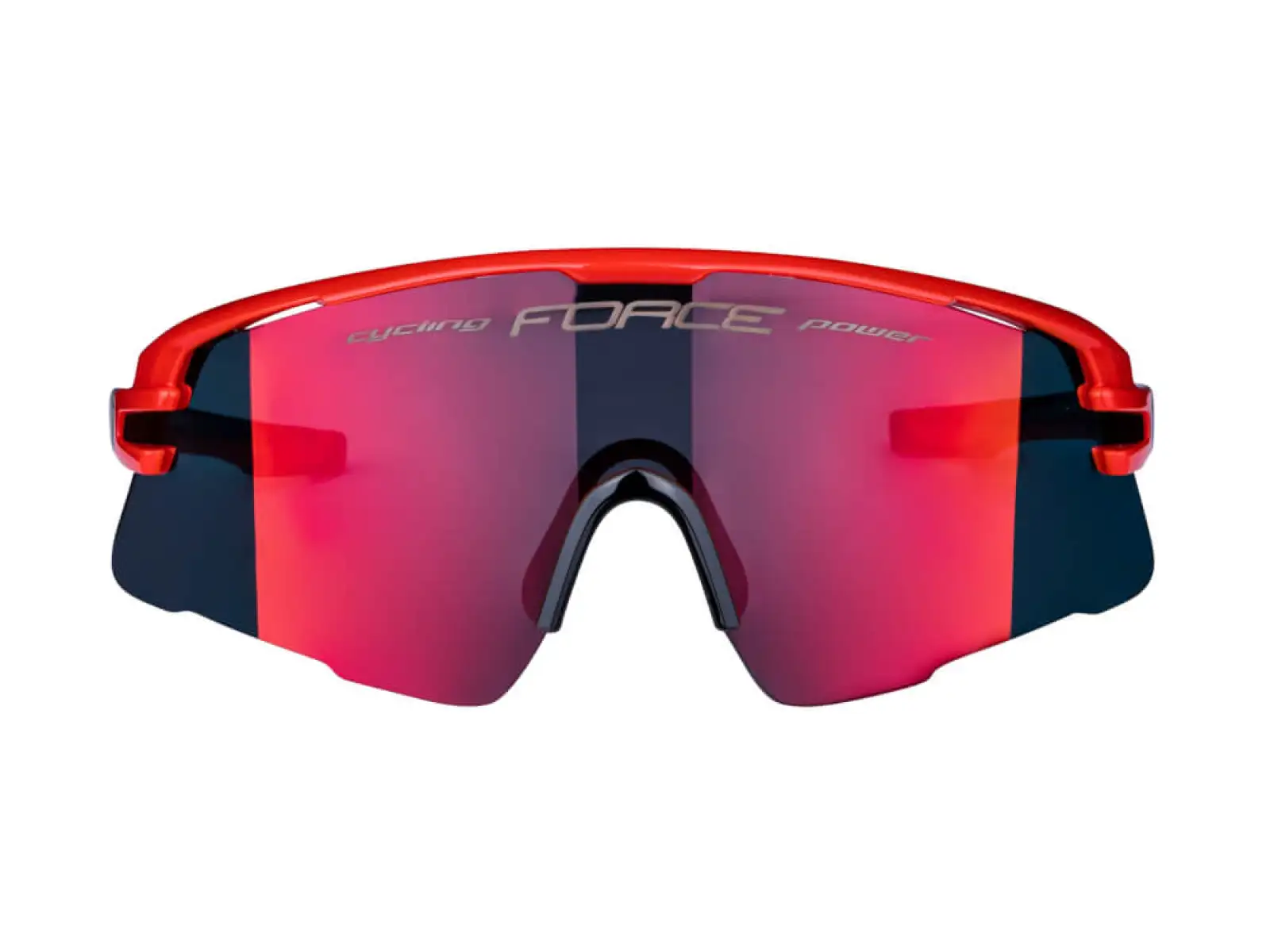 Force Ambient cyklistické brýle červená/šedá, červená zrcadlová skla