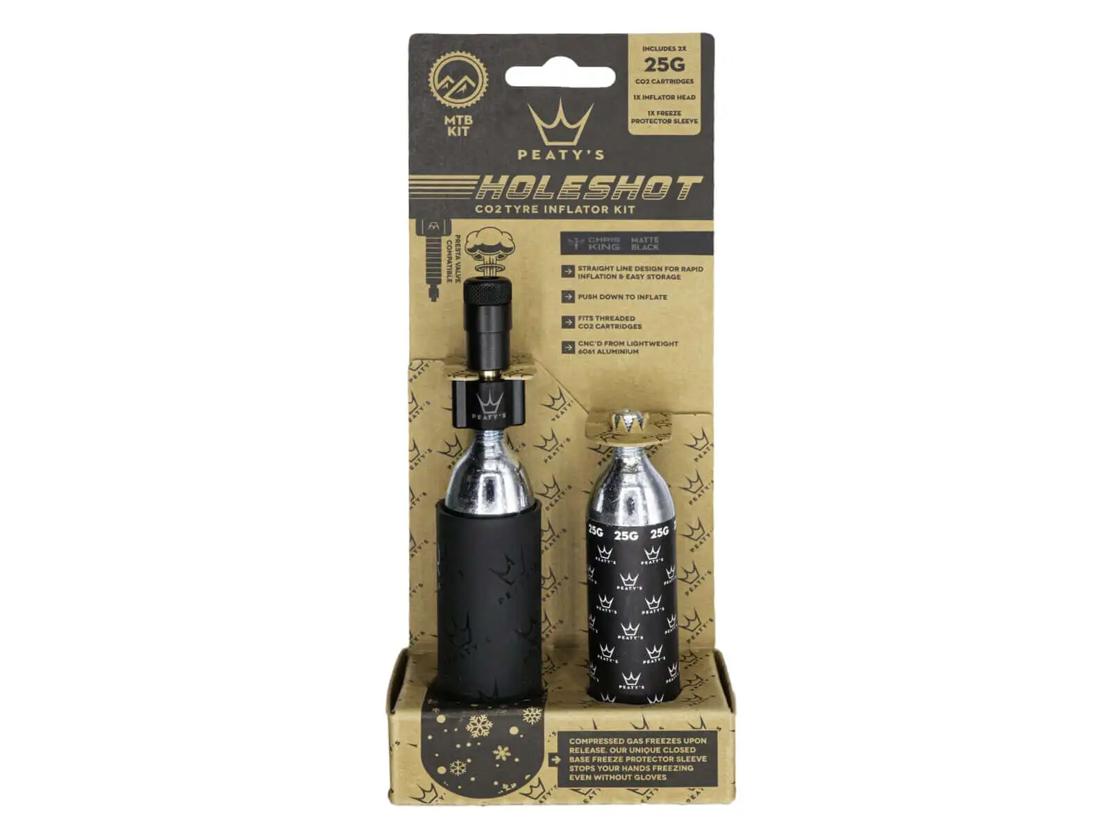 Peatys Holeshot CO2 sada 25 g Black