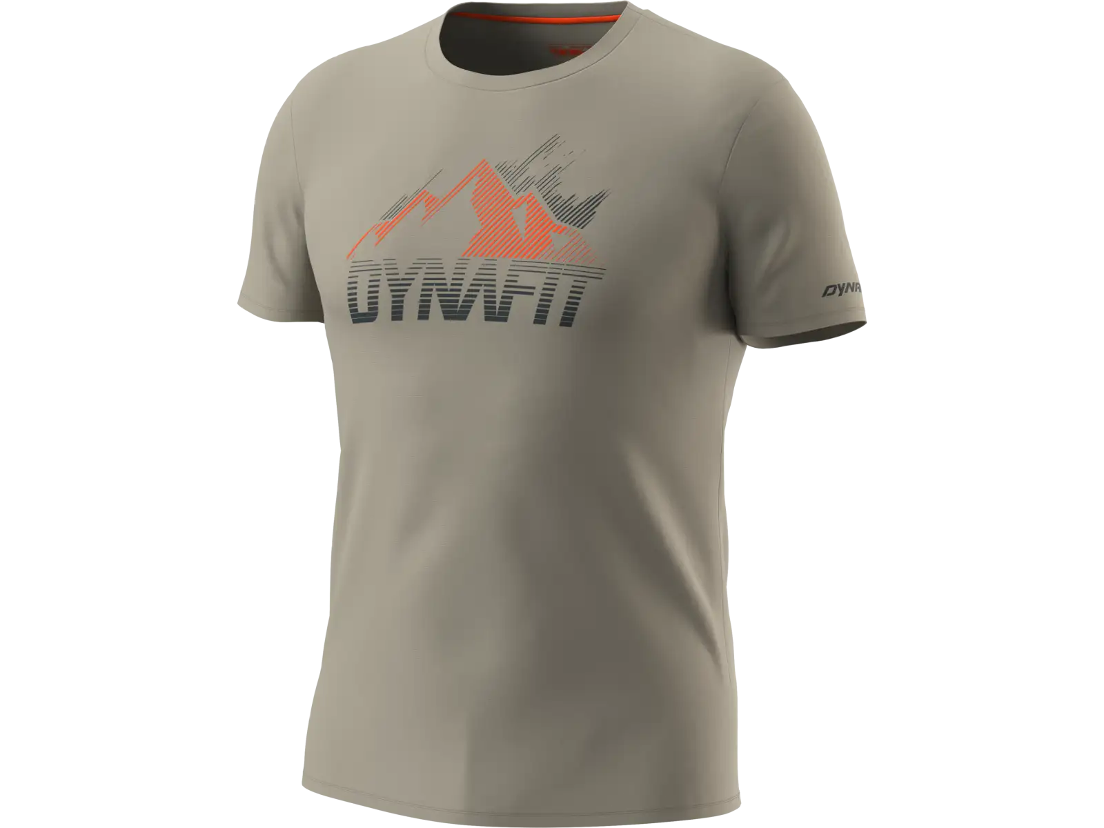 Dynafit Transalper Graphic pánské triko krátký rukáv rock khaki
