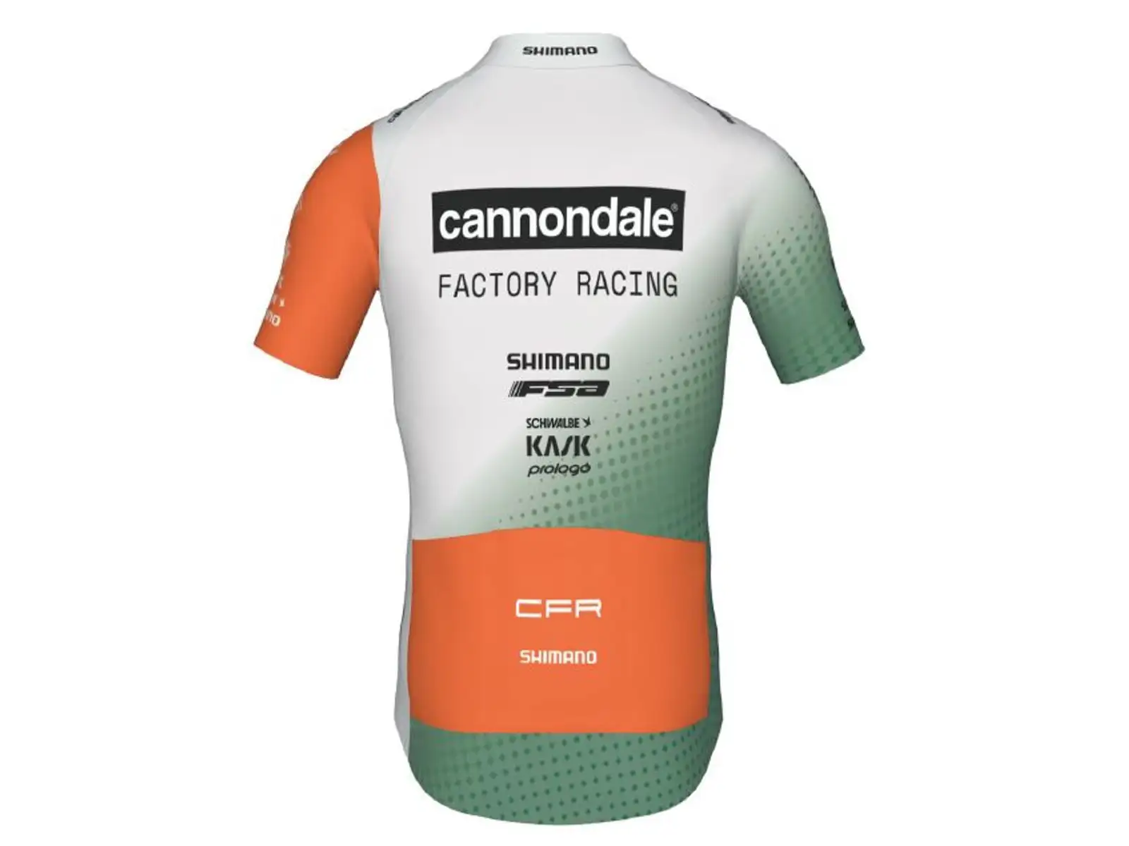 Cannondale CFR Replica 2025 pánský dres krátký rukáv zelená/červená
