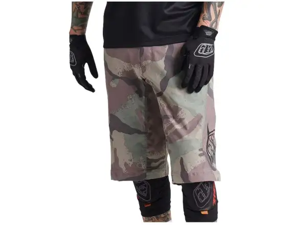 Troy Lee Desings Flowline kraťasy s vložkou Camo Woodland