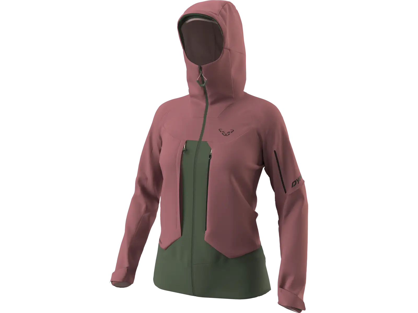 Dynafit Tigard 3L Stretch dámská bunda Dark Rose