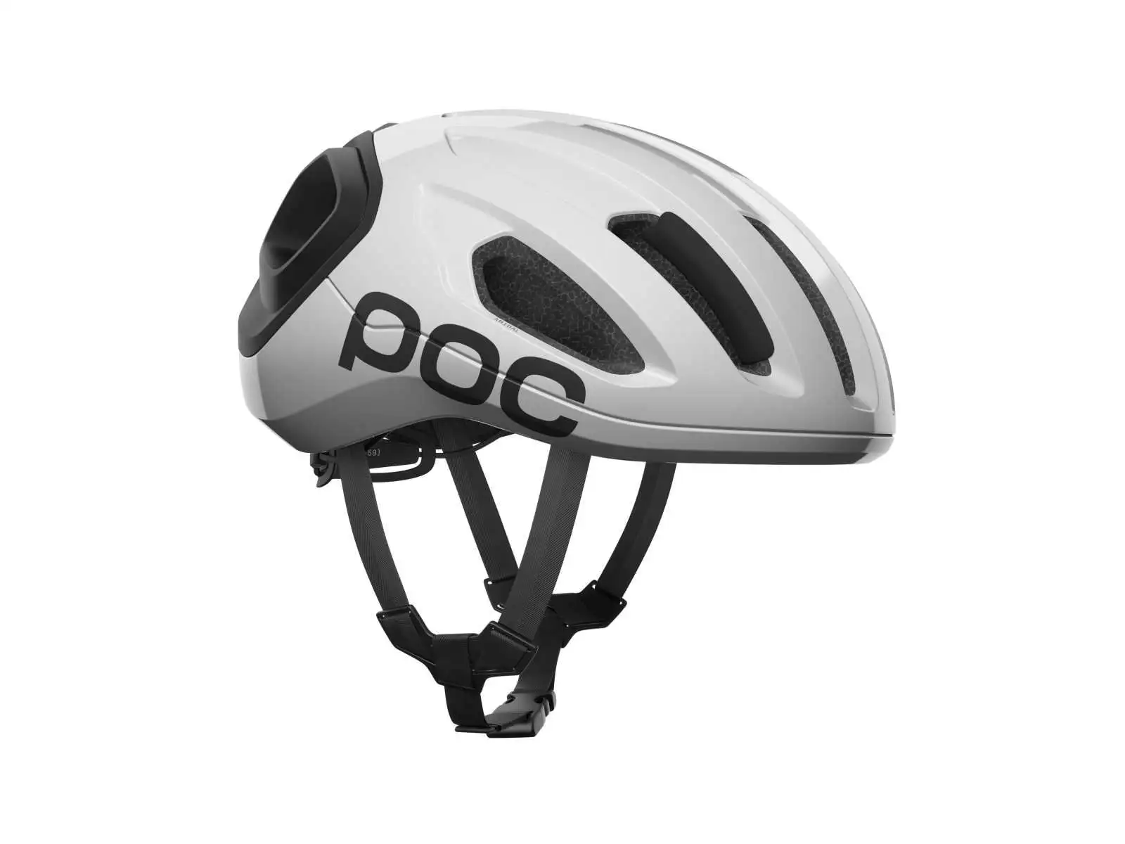 POC Amidal silniční přilba Hydrogen White/Uranium Black Matt