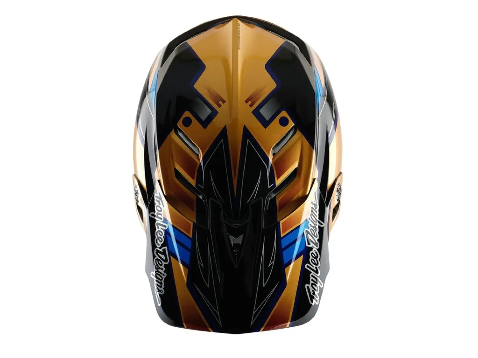 Troy Lee Designs D4 Composite integrální přilba Royalty Black/Gold