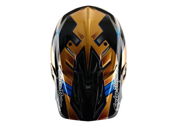 Troy Lee Designs D4 Composite integrální přilba Royalty Black/Gold