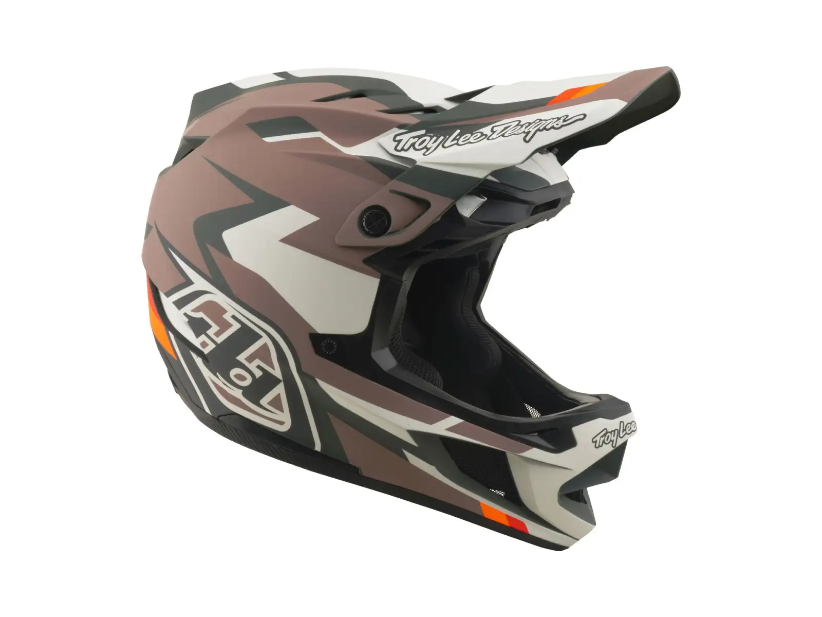 Troy Lee Designs D4 Polyacrylite MIPS přilba Roamer Clay