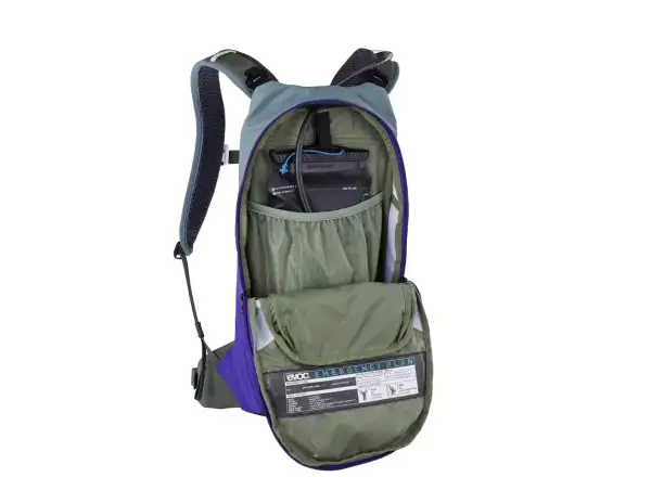 Evoc Stage 6 l batoh Steel/Violet/Dark Olive