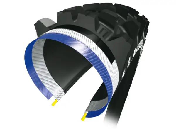Michelin E-Wild Rear E-GUM-X TS TLR 27,5x2,80" MTB plášť kevlar černá