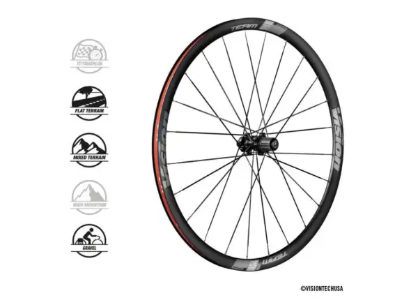 Vision Team30 DB-CL CH-TL vypletená kola ořech Sram XDR 24x24