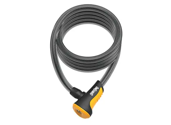 ONGUARD zámek lanko 1200x8 mm oranžový 2klíče