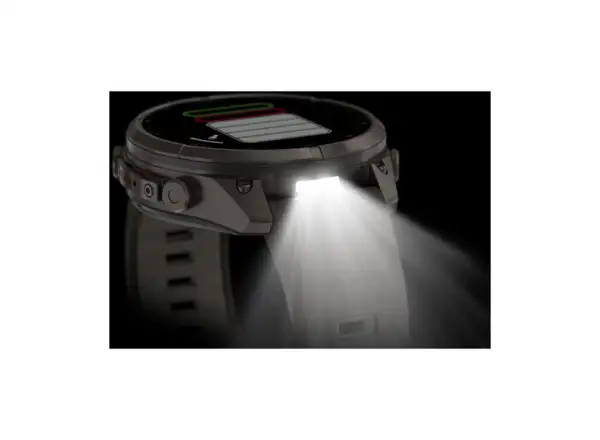 Garmin Fénix 9 Pro inReach Solar 47 mm chytré hodinky Titanium Pebble Gray/Silver Gray