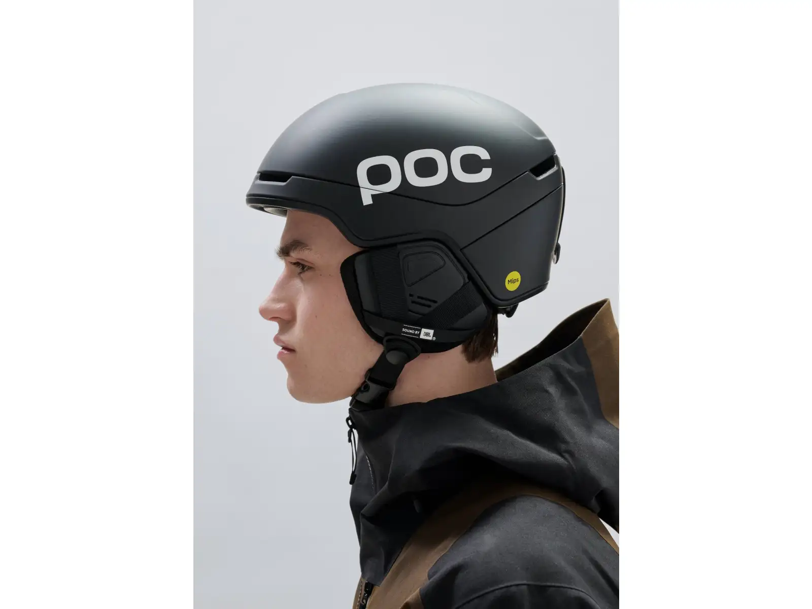 POC Obex Contour Communication lyžařská přilba Sylvanite Grey Matt/Uranium Black Matt