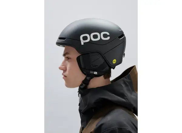 POC Obex Contour Communication lyžařská přilba Sylvanite Grey Matt/Uranium Black Matt