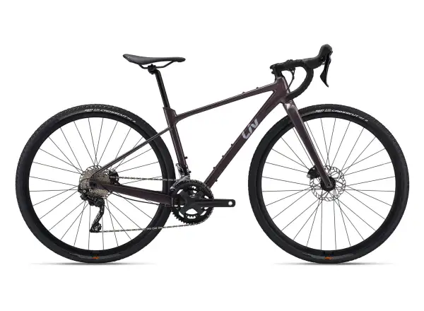 Liv Devote 1 dámské gravel kolo Charcoal Plum