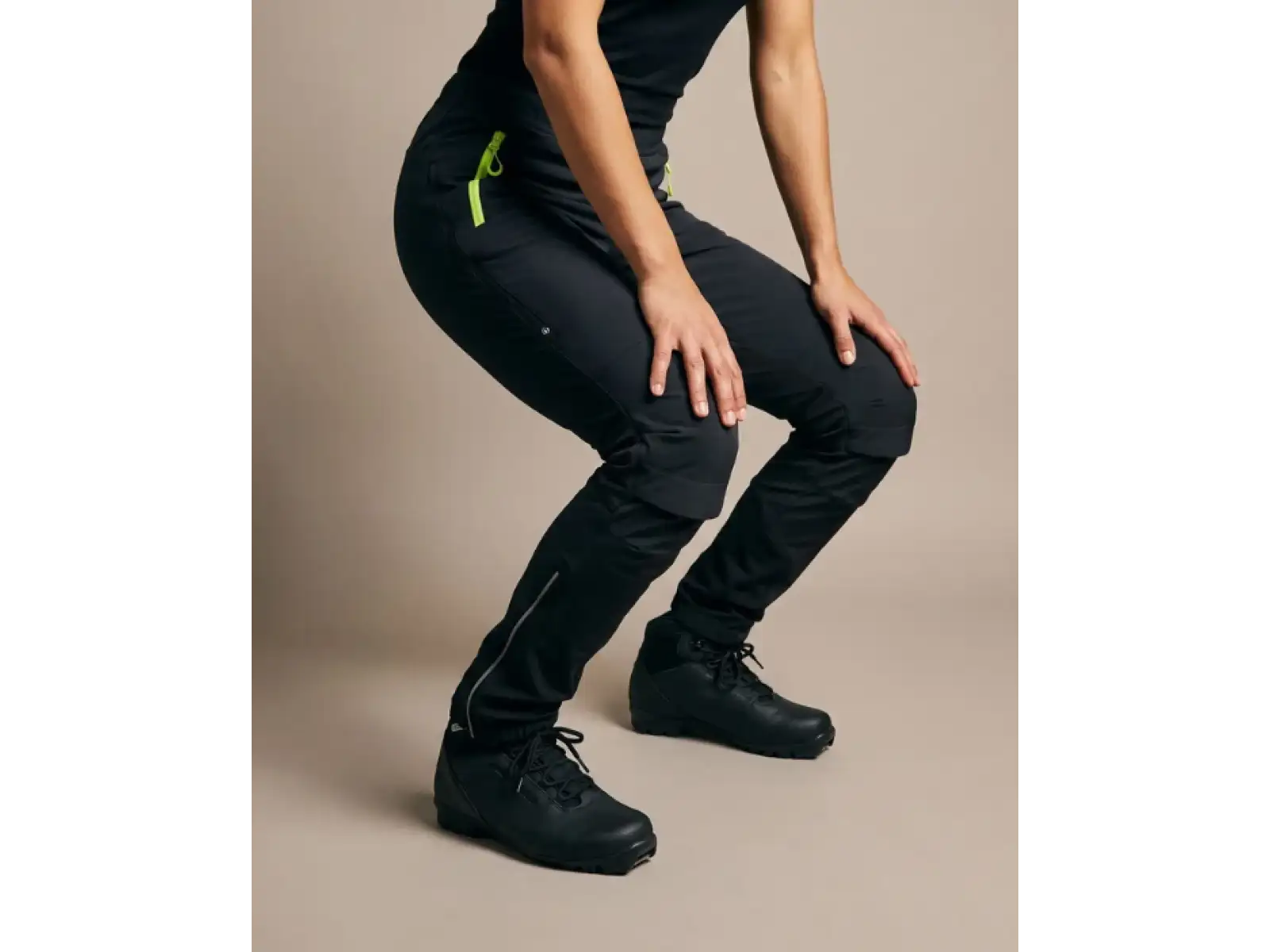 Silvini Soracte dámské kalhoty Black/Lime