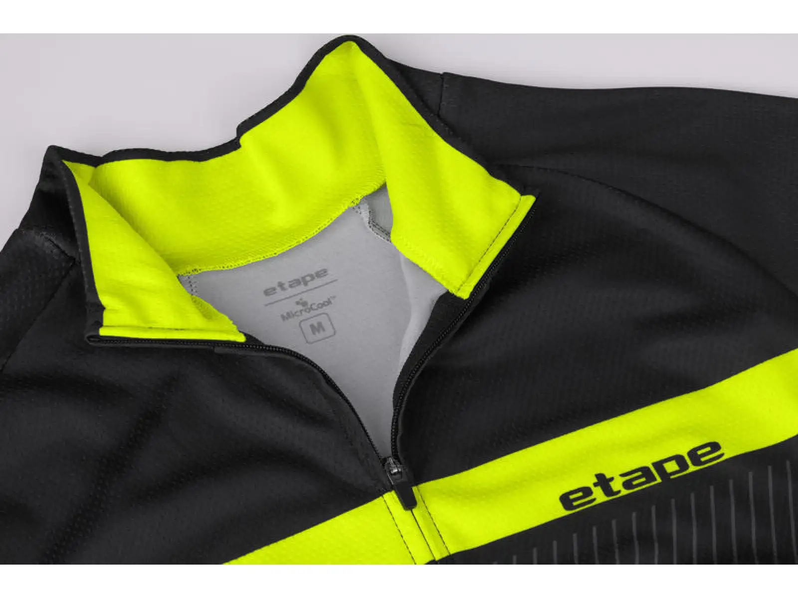 Etape Comfort 2.0 pánský dres dlouhý rukáv černá/žlutá fluo