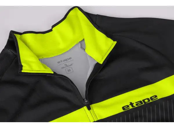 Etape Comfort 2.0 pánský dres dlouhý rukáv černá/žlutá fluo