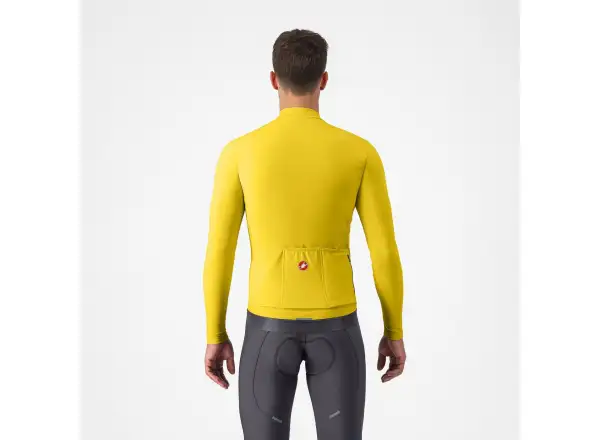 Castelli Espresso Thermal Jersey pánský dres Mango Mojito/Dark Gray
