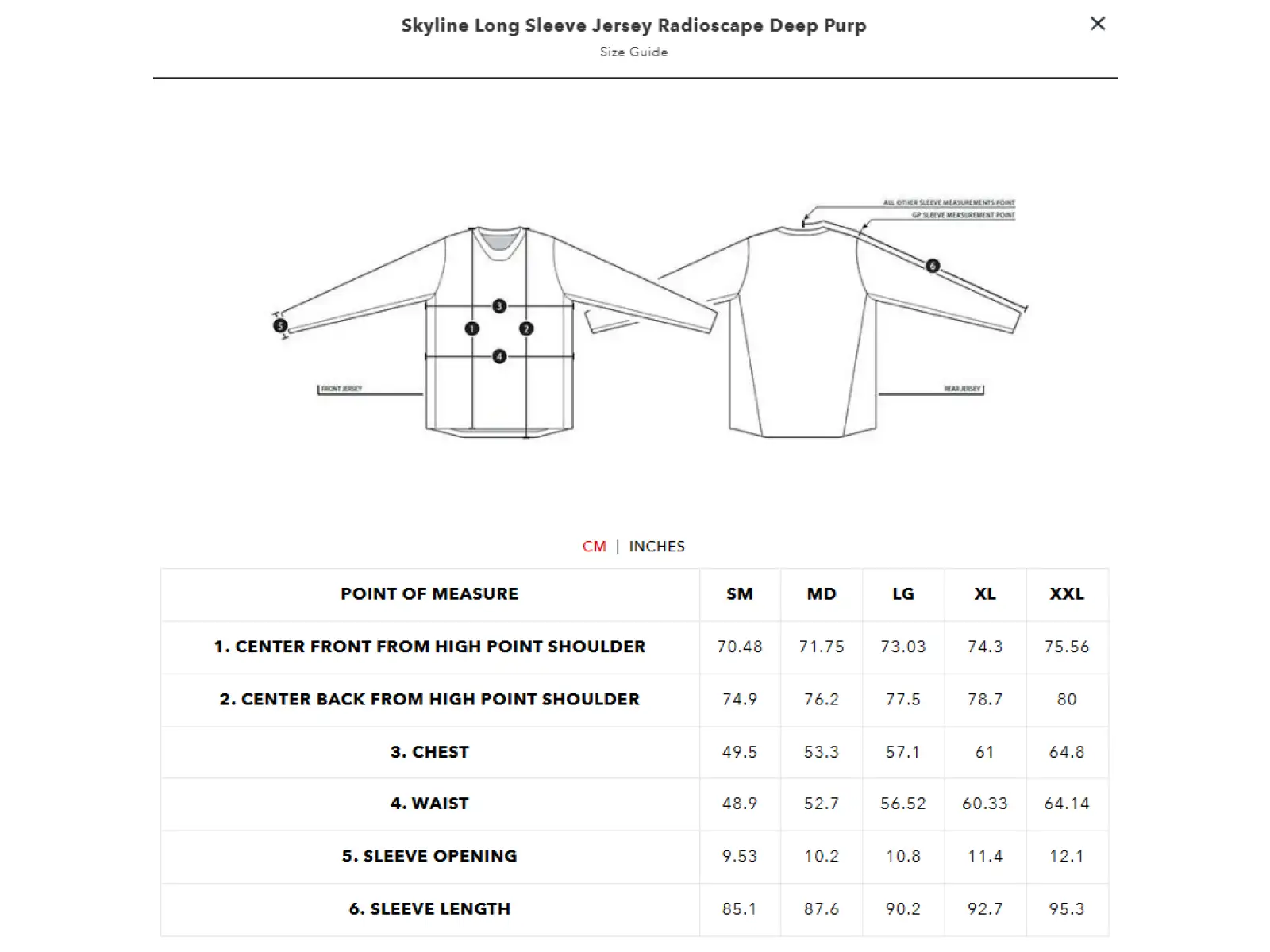 Troy Lee Designs Skyline Radioscape pánský dres dlouhý rukáv Deep Purple