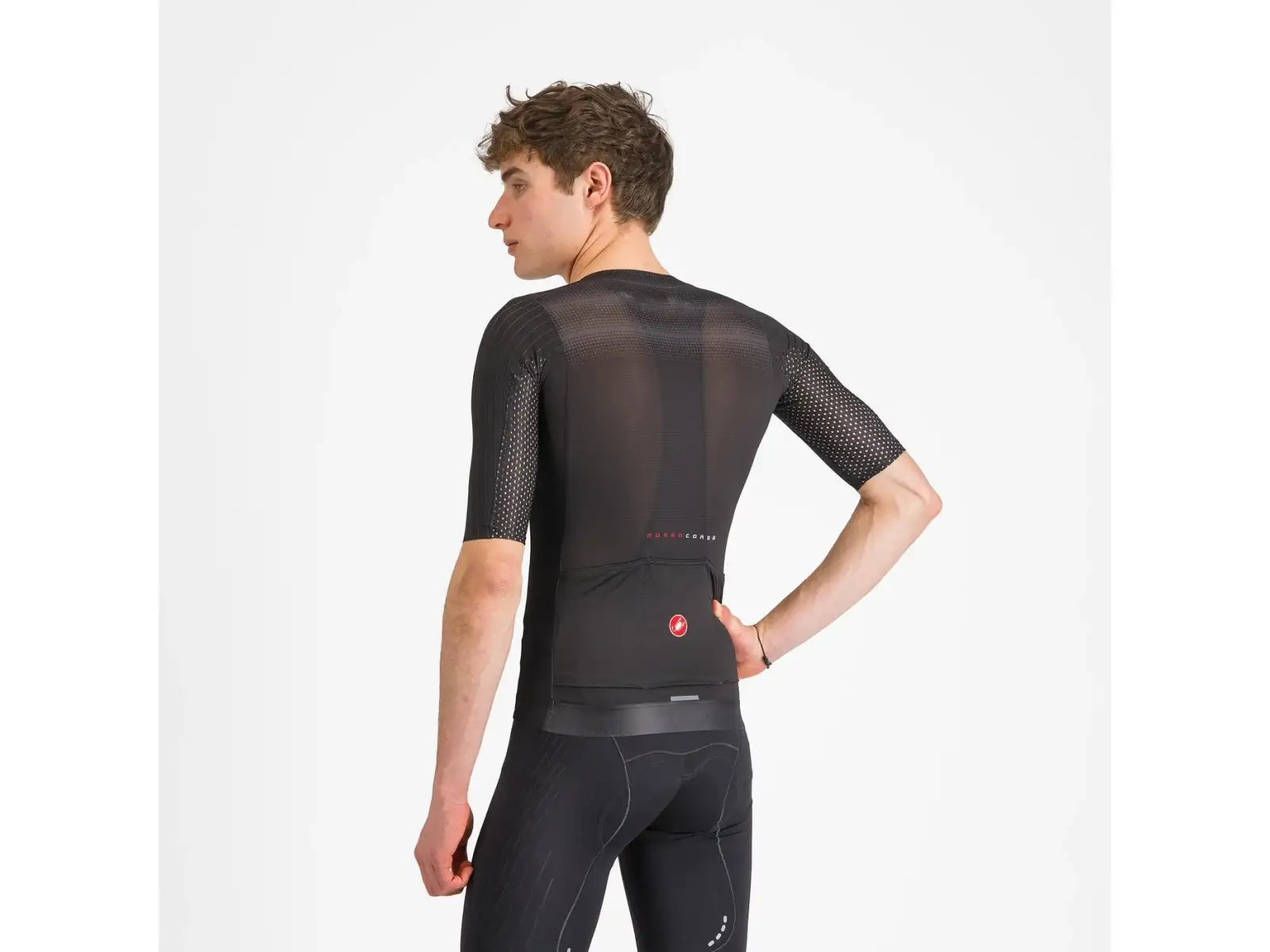 Castelli Aero Race 8S pánský dres krátký rukáv Black