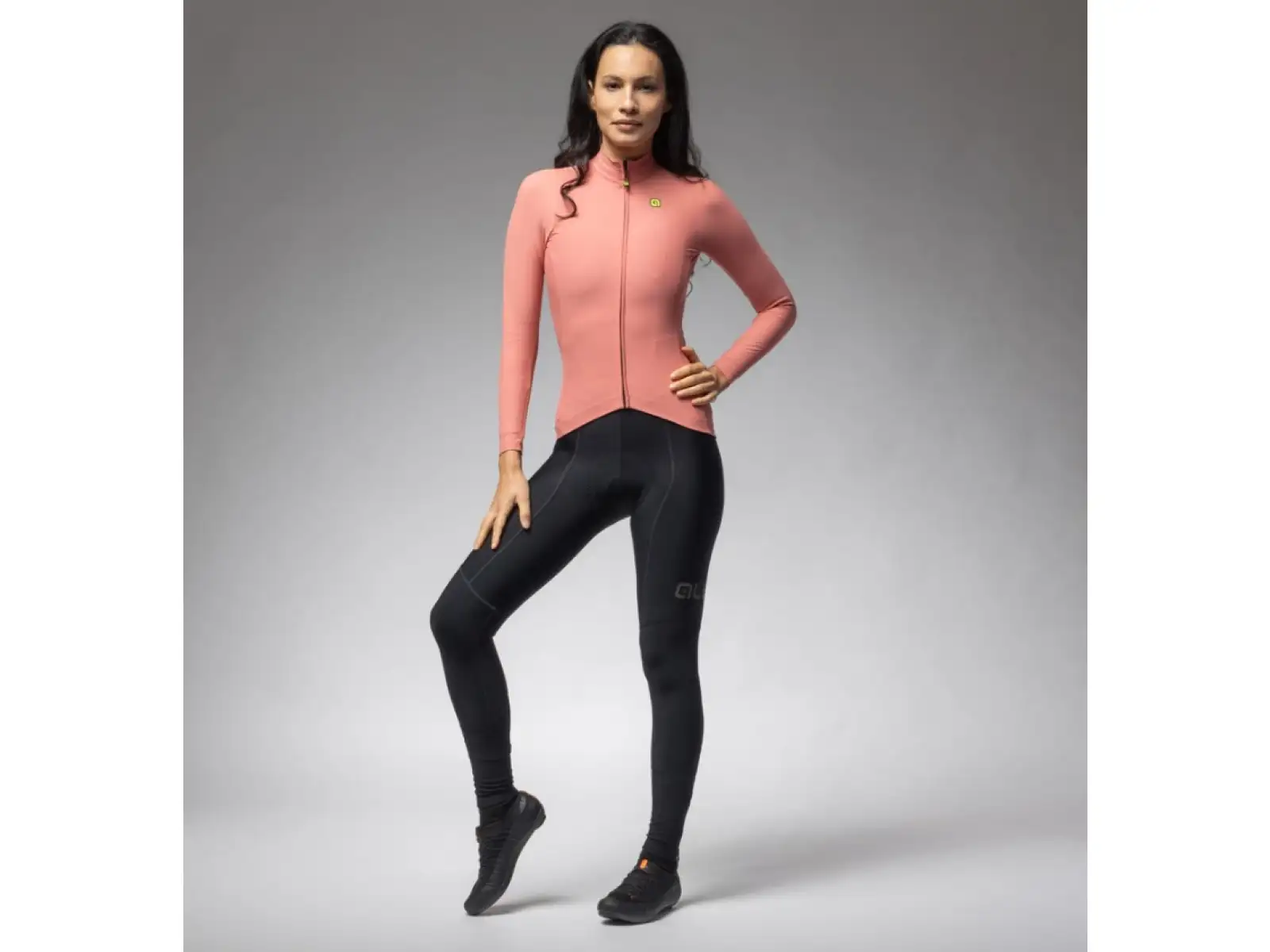Alé R-EV1 Warm Race 2.0 dámský zateplený dres dlouhý rukáv Baroque Rose