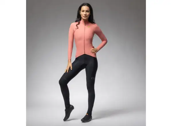 Alé R-EV1 Warm Race 2.0 dámský zateplený dres dlouhý rukáv Baroque Rose