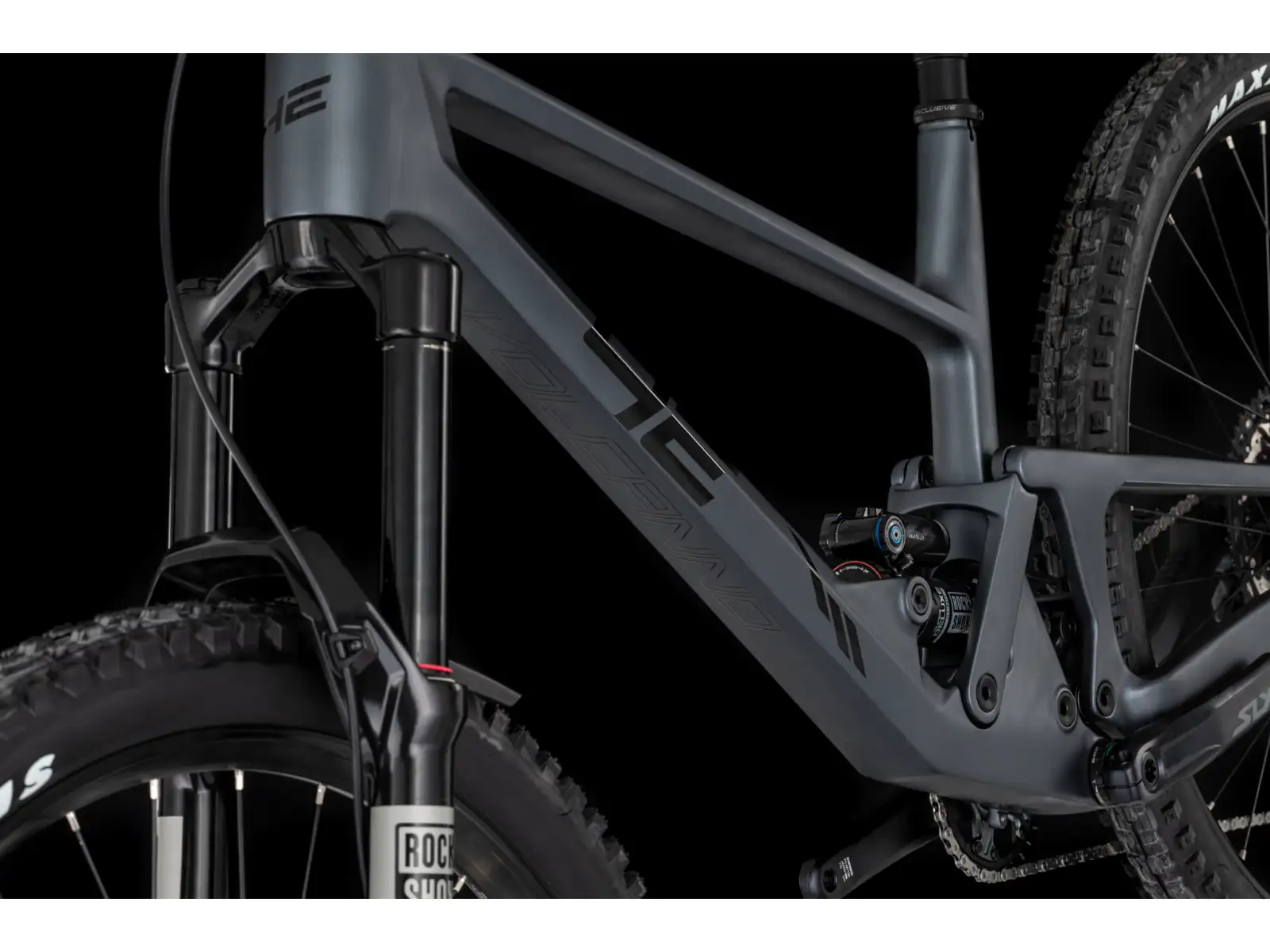 4Ever Volcanno Etna celoodpružené horské kolo Grey Matt/Black