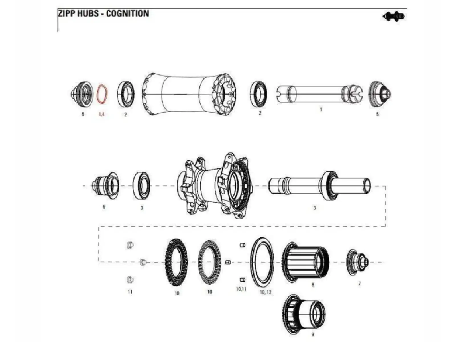 Zipp axle wave spring cognition NSW