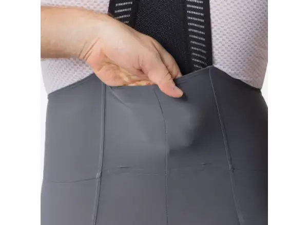 Castelli Espresso 2 pánské kraťasy s vložkou a laclem Smoky Gray
