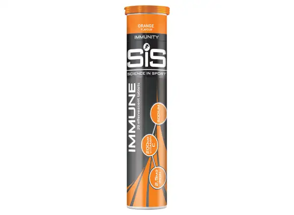 SiS Immune šumivé tablety 20 ks pomeranč