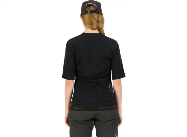 Mons Royale Redwood Enduro VT dámský dres krátký rukáv černá / zlatá