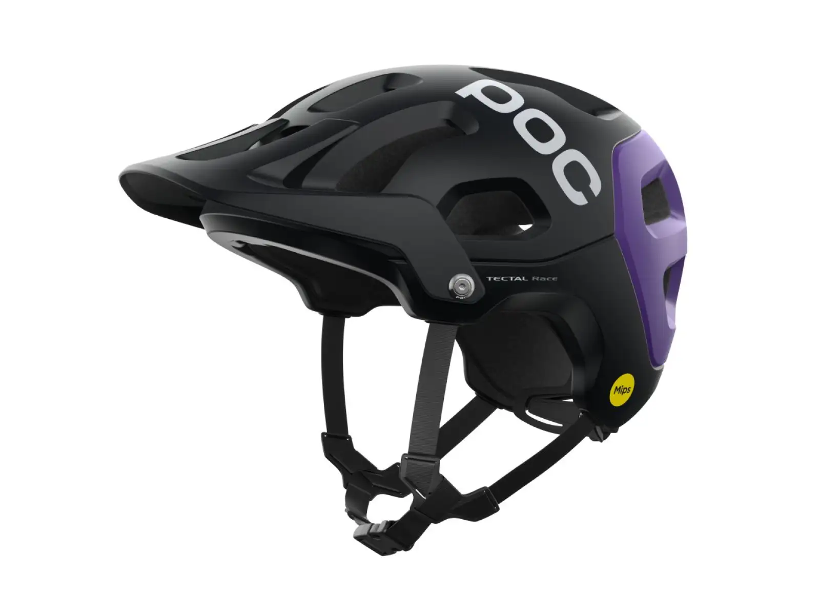 POC Tectal Race MIPS přilba Uranium Black/Sapphire Purple Metallic/Matt