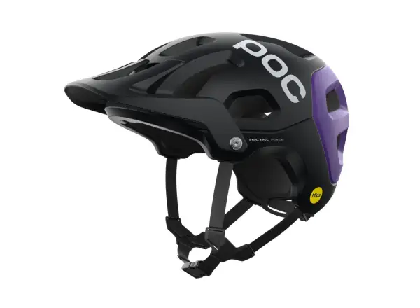 POC Tectal Race MIPS přilba Uranium Black/Sapphire Purple Metallic/Matt