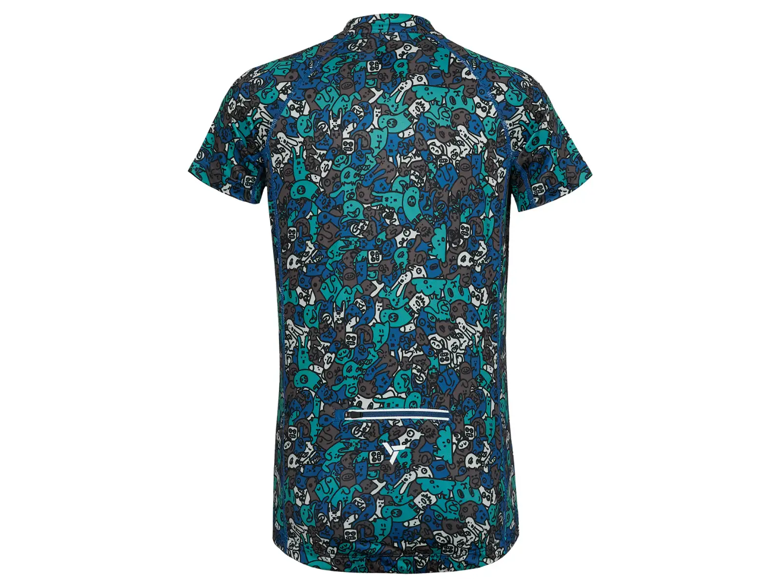 Silvini Scrivia dětský dres krátký rukáv Blue/Yellow