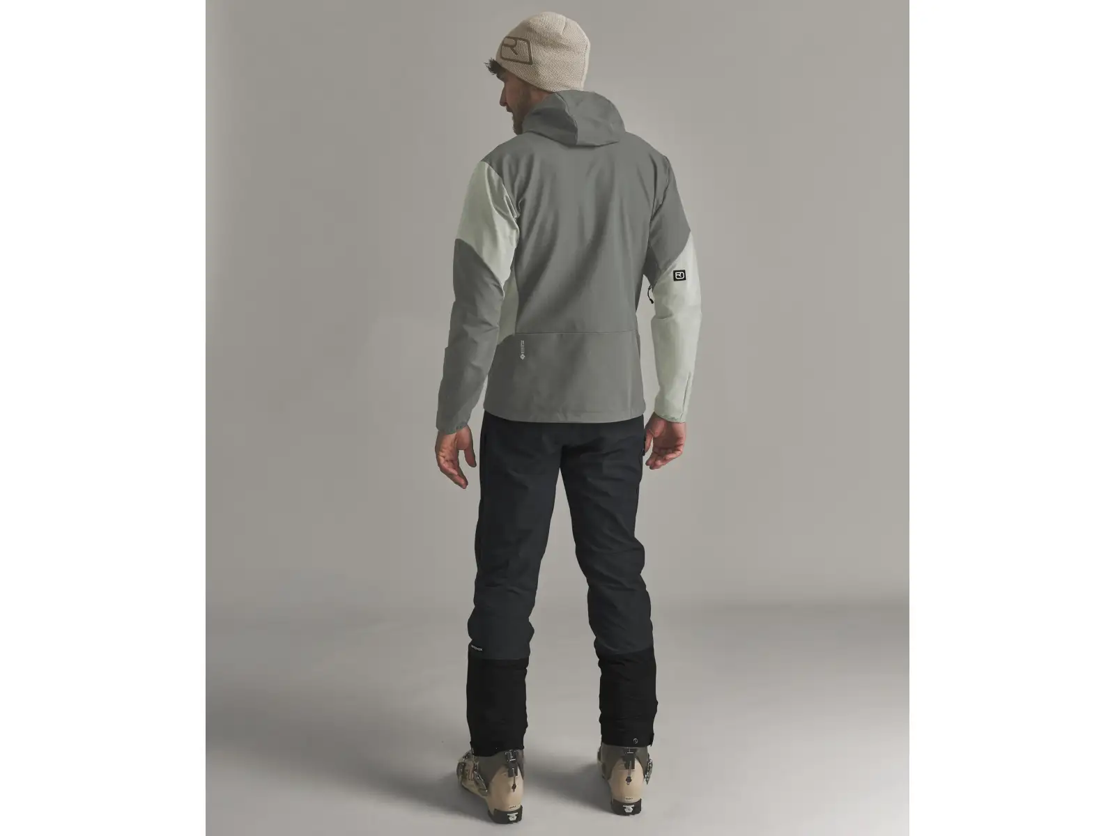 Ortovox Ortler Softshell Plus Jacket pánská softshellová bunda Dark Sage
