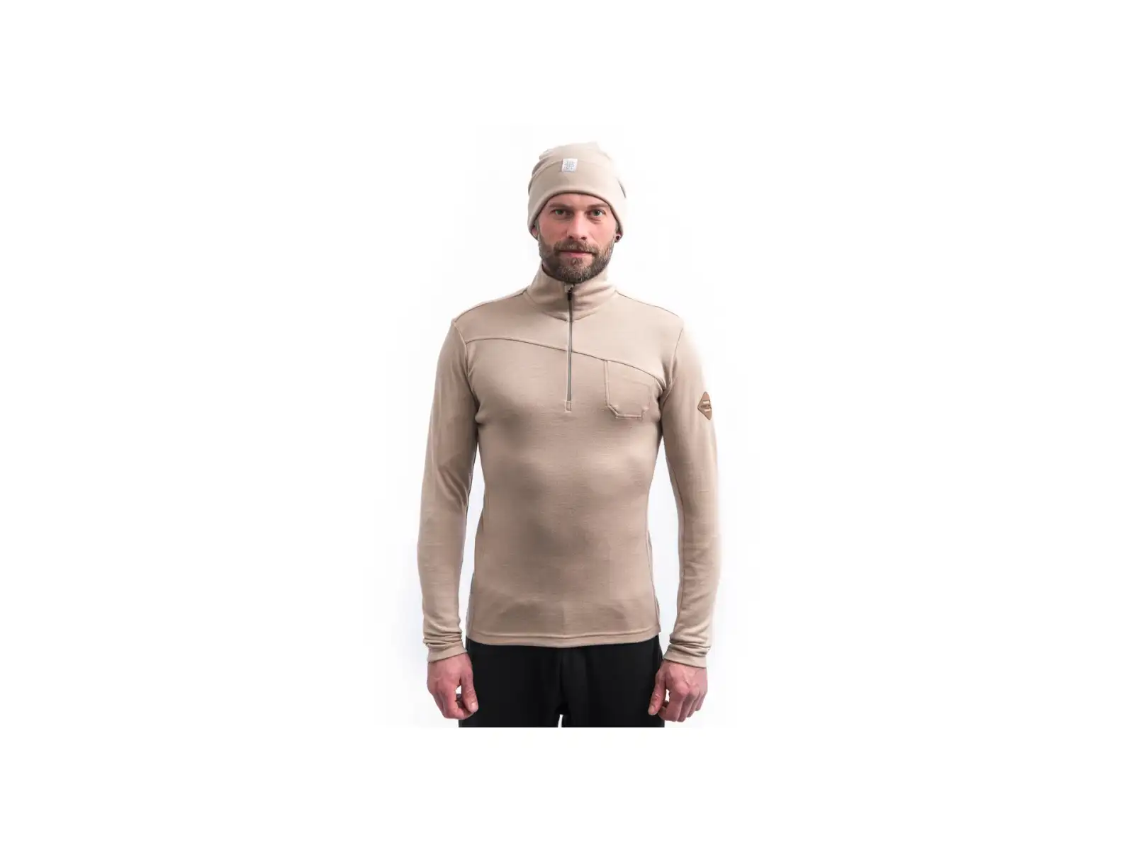 Sensor Merino Extreme Up čepice Almond Beige