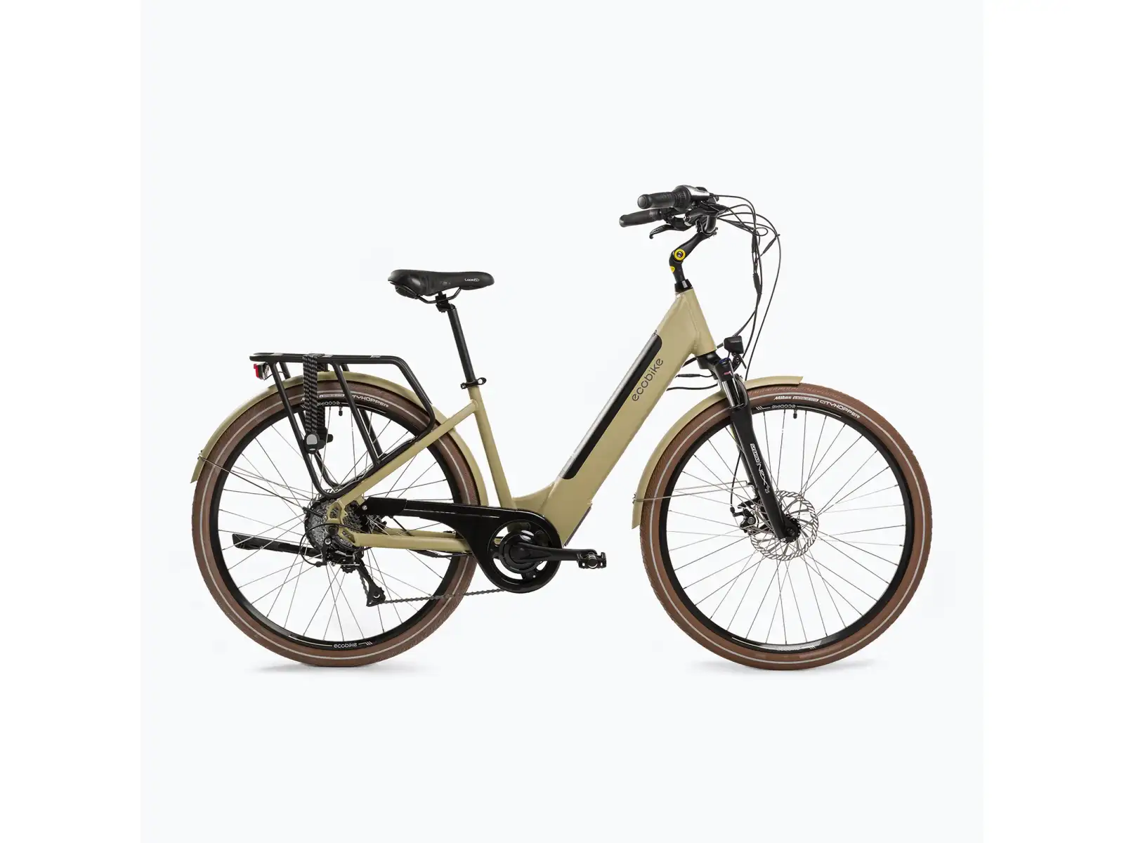 Ecobike X-City městské elektrokolo 468 Wh Cappuccino