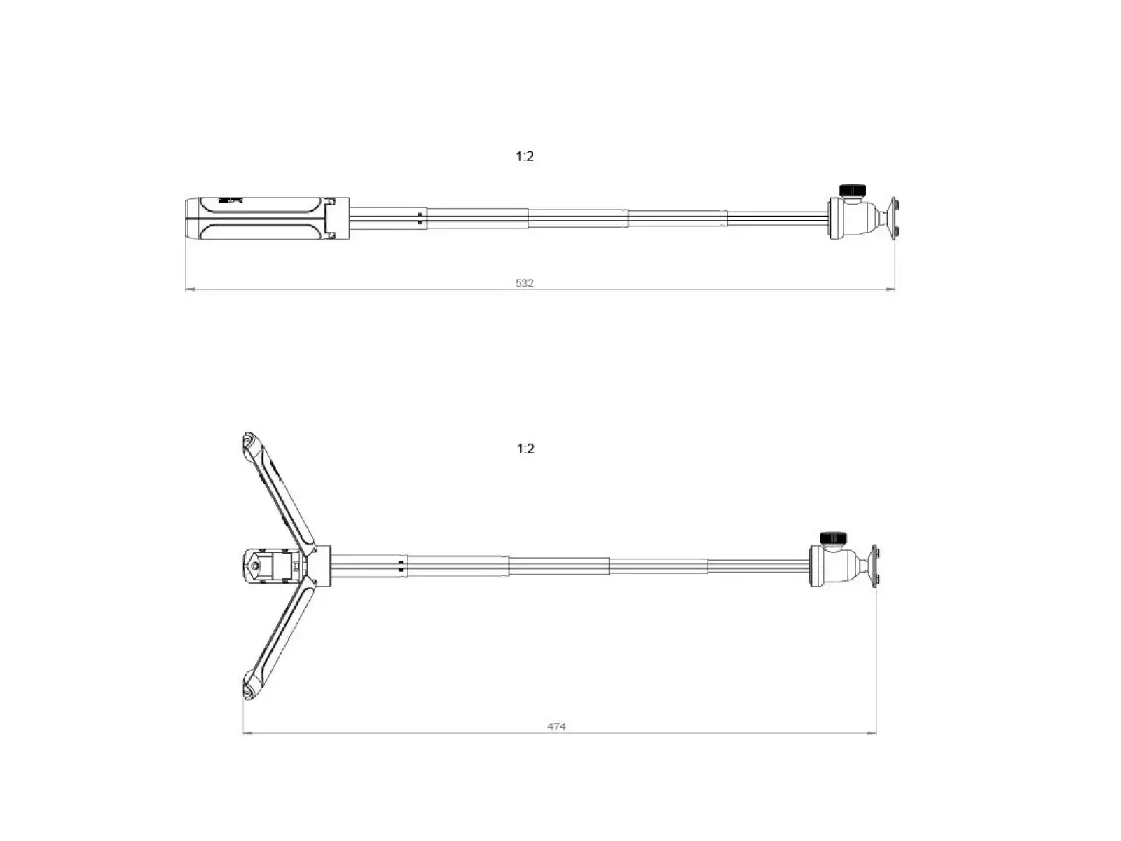 SP Connect Tripod Pole SPC+ teleskopický tripod
