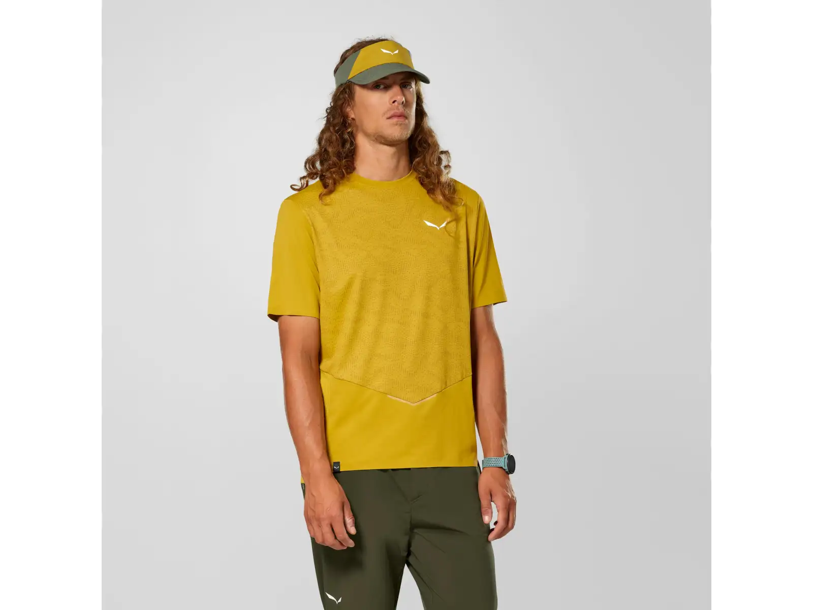 Salewa Pedroc Tech Dry pánské tričko krátký rukáv Olive Oil