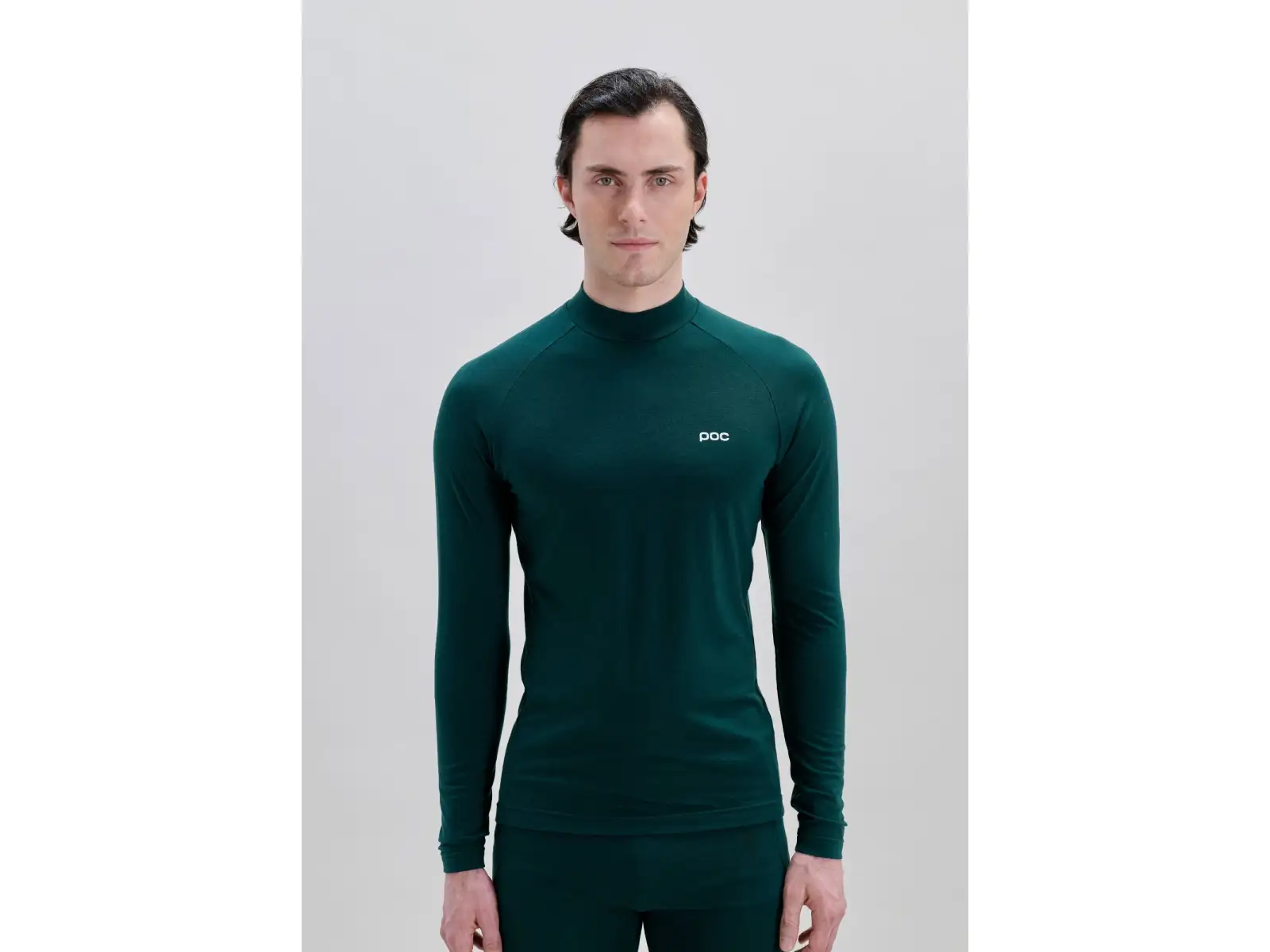 POC Layer Merino pánské spodní triko dlouhý rukáv Pargasite Green