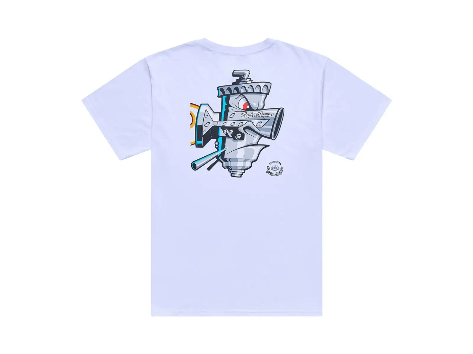 Troy Lee Designs Carb Club pánské triko krátký rukáv White
