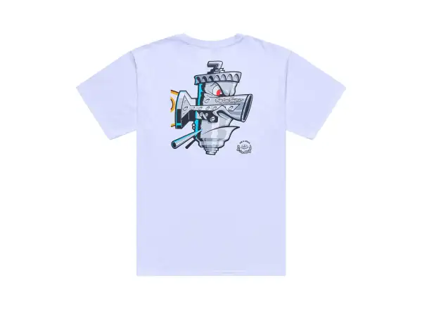 Troy Lee Designs Carb Club pánské triko krátký rukáv White