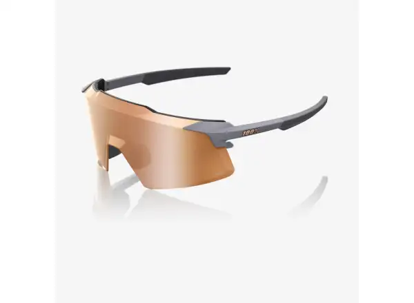 100% Aerocraft sluneční brýle Soft Tact Grey/HiPER Copper Mirror