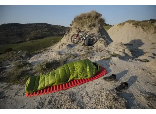 Pinguin Lava 350 spací pytel 185 cm modrá